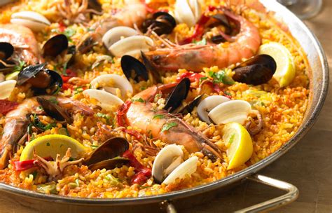 paella espagnole traditionnelle.